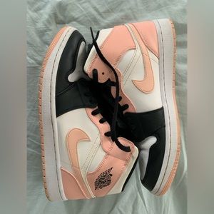 Pink and black Retro Jordan’s
